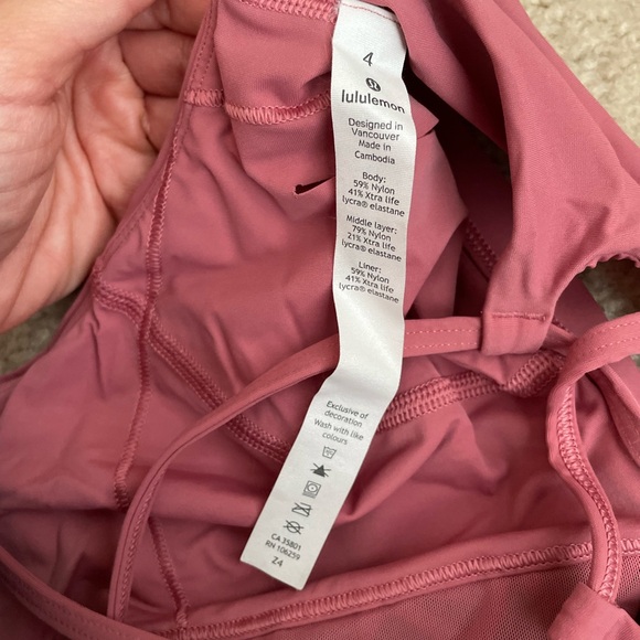 Lululemon Athletica Rose Bra Top with Strappy Back - Picture 5 of 5